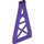 LEGO Viola scuro Support 1 x 6 x 10 Trave Triangolare (64449)