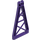 레고 어두운 보라색 Support 1 x 6 x 10 도리 삼각형 (64449)