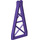 LEGO Dark Purple Support 1 x 6 x 10 Girder Triangular (64449)