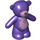 LEGO Dark Purple Teddy Bear with Heart (67122 / 67127)