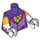 LEGO Dunkelviolett The Joker Minifig Torso (973 / 16360)