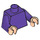 LEGO Dark Purple The Joker&#039;s Henchman with Purple Top Minifig Torso (973 / 76382)