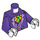 LEGO Dark Purple The Joker - Smirk/Smile from LEGO Batman Movie Minifig Torso (973 / 76382)