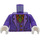 LEGO Dunkelviolett The Joker - Smirk/Smile from LEGO Batman Movie Minifig Torso (973 / 76382)