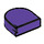 LEGO Dark Purple Tile 1 x 1 Half Oval (24246 / 35399)
