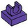 LEGO Dark Purple Tile 1 x 1 with Clip (Raised &quot;C&quot;) (15712 / 44842)