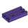 LEGO Dunkelviolett Fliese 1 x 2 Gitter (mit Unterrohr) (2412 / 30244)