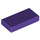 LEGO Violet foncé Tuile 1 x 2 avec rainure (3069 / 30070)