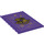 LEGO Morado oscuro Plana 10 x 16 con Espigas en Edges con Hogwarts Crest (69934 / 88659)