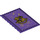 LEGO Dark Purple Tile 10 x 16 with Studs on Edges with Hogwarts Crest (69934 / 88659)