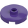 LEGO Dark Purple Tile 2 x 2 Round with Stud (18674)