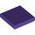 LEGO Dark Purple Tile 2 x 2 with Groove (3068)