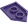 LEGO Violet Foncé Tuile 2 x 3 Pentagonal (22385 / 35341)