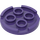 LEGO Violet foncé Tuile 3 x 3 Rond (67095)