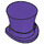 LEGO Viola scuro Superiore Cappello con Upturned Brim (27149)