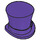 LEGO Dark Purple Top Hat with Upturned Brim (27149)