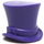 LEGO Violet Foncé Haut Chapeau avec Upturned Brim (27149)