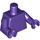 LEGO Dunkelviolett Torso mit Arme und Hände (73403 / 76382)