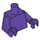 LEGO Dark Purple Torso with Arms and Hands (76382 / 88585)