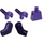 LEGO Dark Purple Torso with Arms and Hands (76382 / 88585)