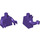 LEGO Violet foncé Torse avec Bras et Mains (76382 / 88585)