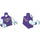 LEGO Violet foncé Unicorn DJ Minifig Torse (973 / 76382)