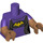 LEGO Dunkelviolett Vacation Batgirl Minifig Torso (973 / 16360)