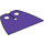 LEGO Violet foncé Very Court Casquette avec tissu standard (20963 / 99464)