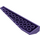 LEGO Dark Purple Wedge 10 x 3 x 1 Double Rounded Right (50956)