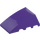 레고 어두운 보라색 쐐기 4 x 4 삼루타 구부러진 없이 스터드 (47753)
