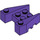 LEGO Violet foncé Coin Brique 3 x 4 avec des encoches pour tenons (50373)