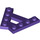 LEGO Dark Purple Wedge Plate 1 x 4 A-Frame (45°) (15706)