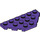 LEGO Dark Purple Wedge Plate 3 x 6 with 45º Corners (2419 / 43127)