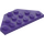 레고 어두운 보라색 쐐기 그릇 3 x 6 ~와 함께 45º 코너 (2419 / 43127)