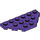 LEGO Dunkelviolett Keil Platte 3 x 6 mit 45º Ecken (2419 / 43127)