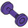 LEGO Dark Purple Wheels for Trolley / Skateboard (2496 / 88423)