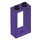 LEGO Morado oscuro Marco de ventana 1 x 2 x 3 sin Sill (3662 / 60593)