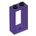 LEGO Dark Purple Window Frame 1 x 2 x 3 without Sill (3662 / 60593)