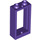 LEGO Violet Foncé Cadre de fenêtre 1 x 2 x 3 sans Sill (3662 / 60593)