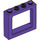 LEGO Dark Purple Window Frame 1 x 4 x 3 (center studs hollow, outer studs solid) (6556)