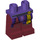 LEGO Dark Purple Wong with Bright Light Orange Jacket Minifigure Hips and Legs (3815 / 83962)