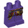 LEGO Dark Purple Wong with Dark Red Robe and Dark Purple Legs Minifigure Hips and Legs (3815 / 87525)