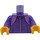 LEGO Dunkelviolett Zipped Jacke Minifigur Torso (973 / 76382)