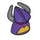 LEGO Dark Purple Zurg Head with Horns (88143)