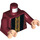 LEGO Dark Red Albus Dumbledore Minifig Torso (973)