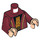 LEGO Dark Red Albus Dumbledore Minifig Torso (973 / 76382)