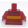 LEGO Dark Red Angelina Johnson Minifig Torso (973 / 76382)