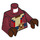 LEGO Dark Red Archaeologist Minifig Torso (973 / 76382)