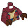 LEGO Donkerrood Archaeologist Minifig Torso (973 / 76382)