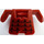 LEGO Dark Red Armor with Samurai Shoulder Pads with Black Clasps and Rivets (19047 / 30174)